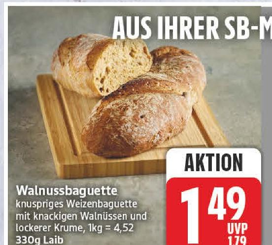 Walnussbaguette im aktuellen EDEKA Prospekt